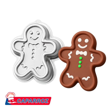 Gingerbread Man Aluminum Cake Mold – Caparroz